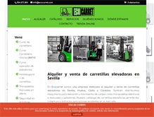 Tablet Screenshot of ecocarret.com